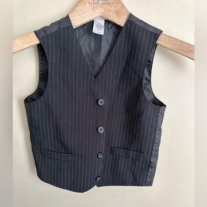 George Youth Boys Pinstriped Vest